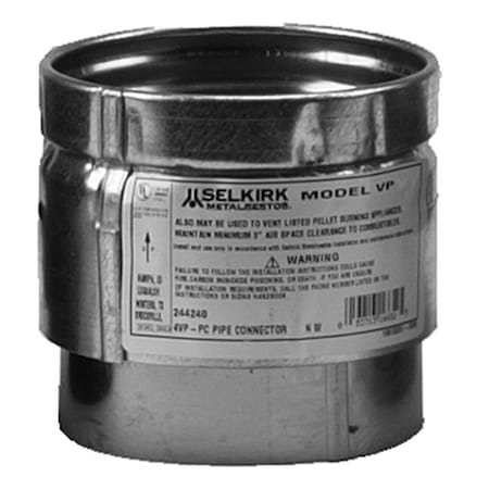 Selkirk 243241 3 in. Multi Fit Pellet Pipe Connector SE574657